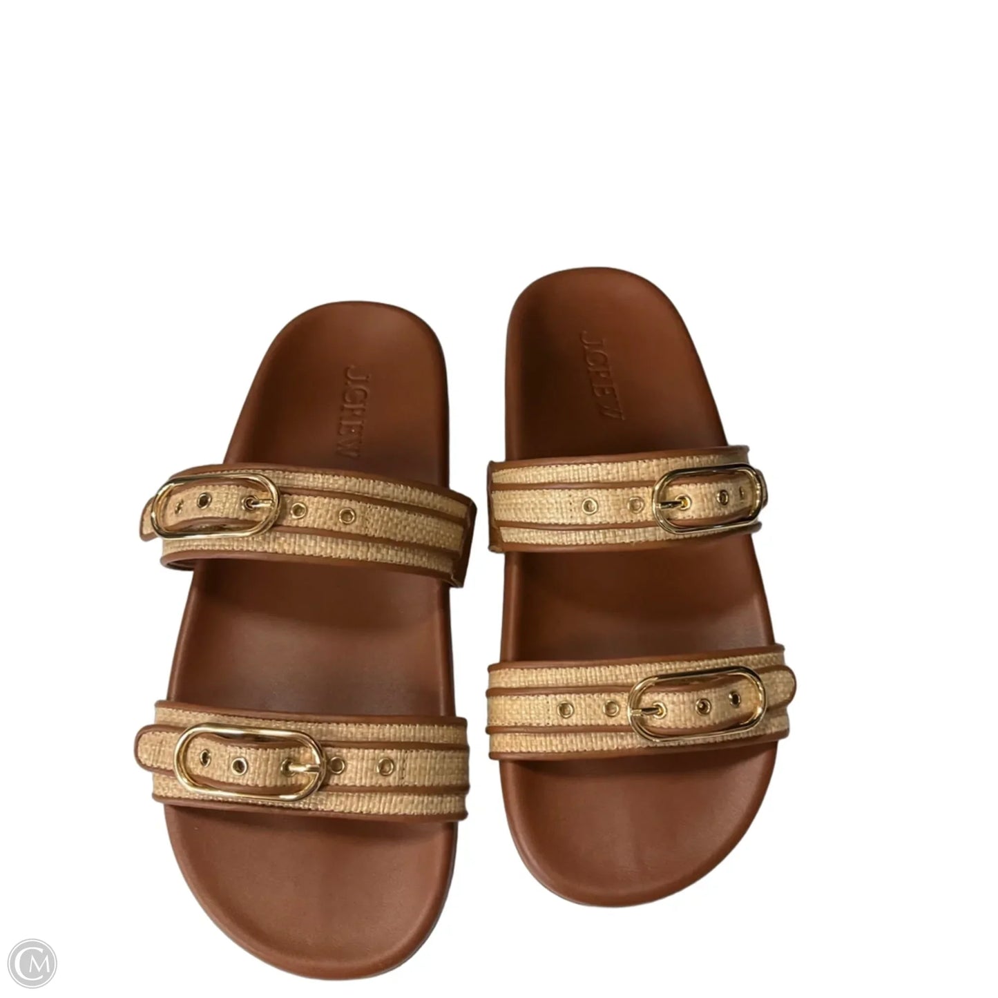 Sandals Flip Flops By J. Crew In Brown, Size: 8