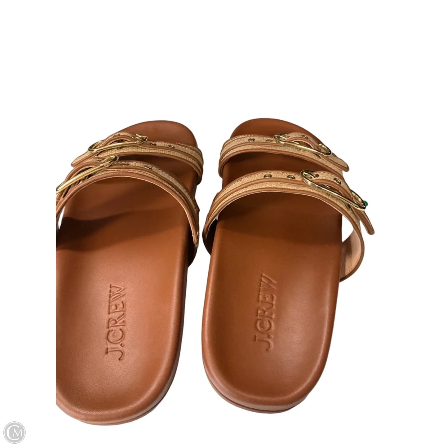 Sandals Flip Flops By J. Crew In Brown, Size: 8