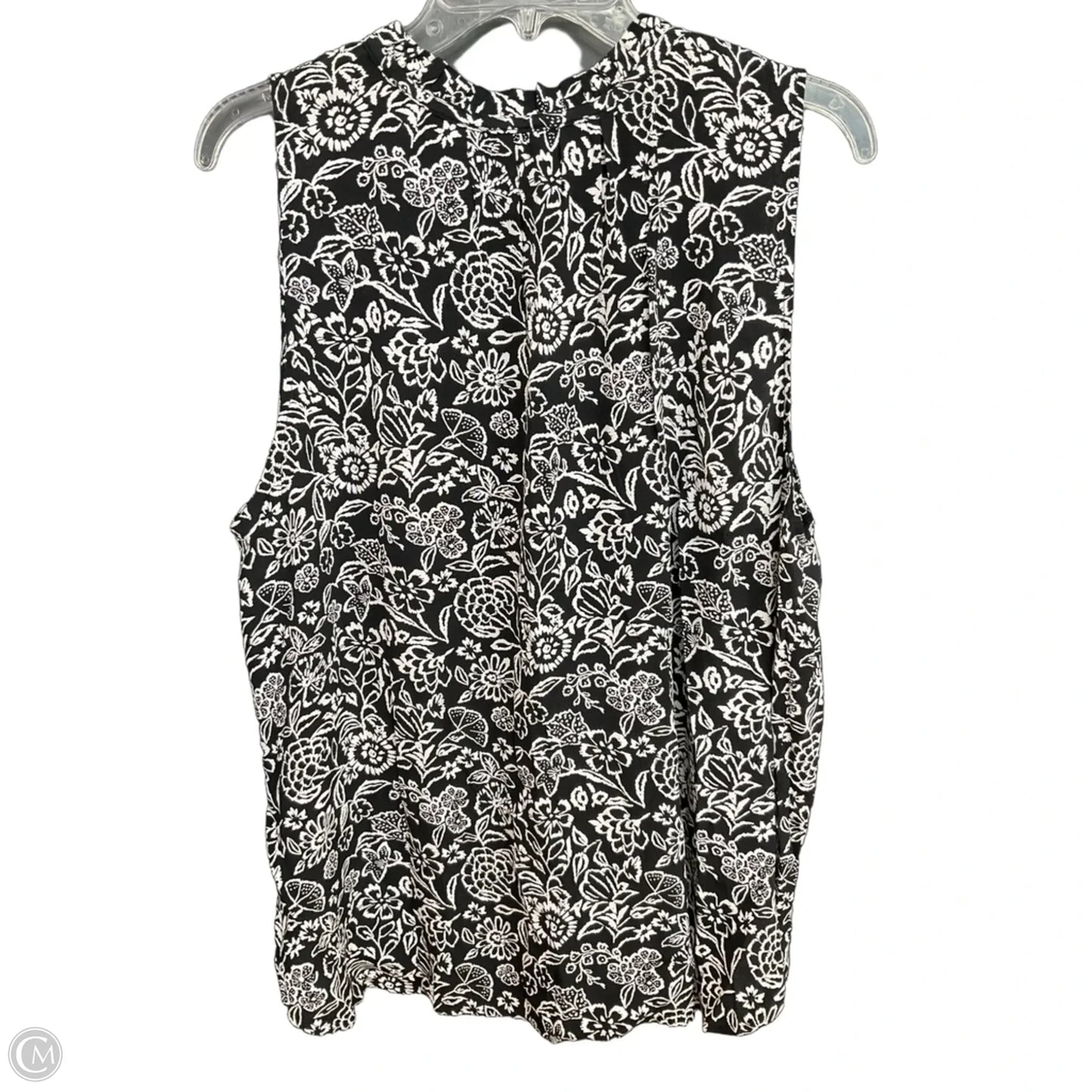 Top Sleeveless By Loft In Black, Size: Xxl