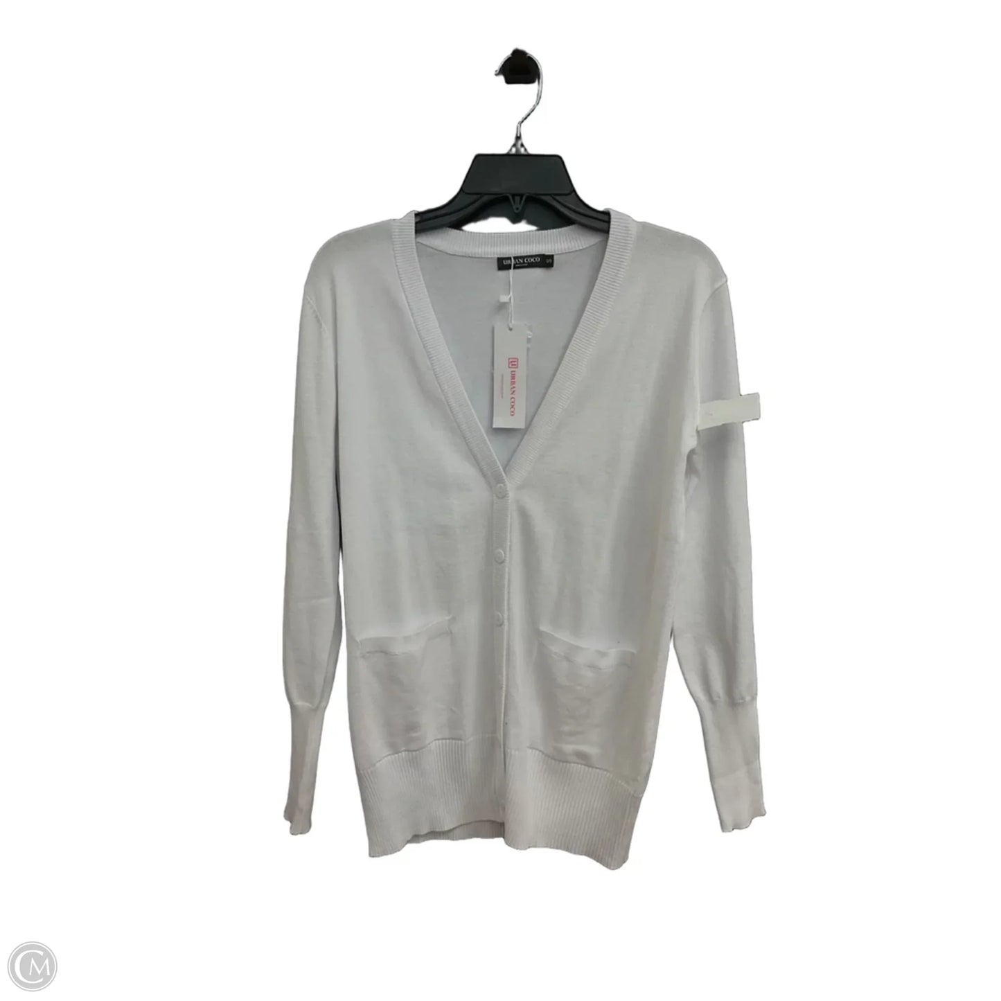 Cardigan By Urban Coco In White, Size: S