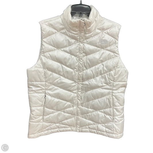 Vest Puffer & Quilted By The North Face In White, Size: Xl