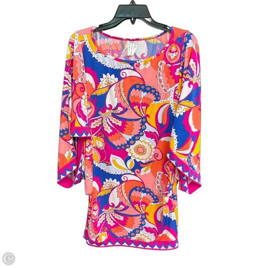 Tunic Short Sleeve By Trina Turk In Multi-colored, Size: M