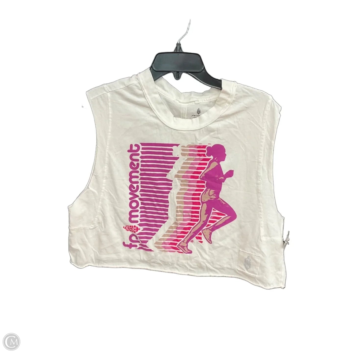 Athletic Top Short Sleeve By Free People In White, Size: Xs