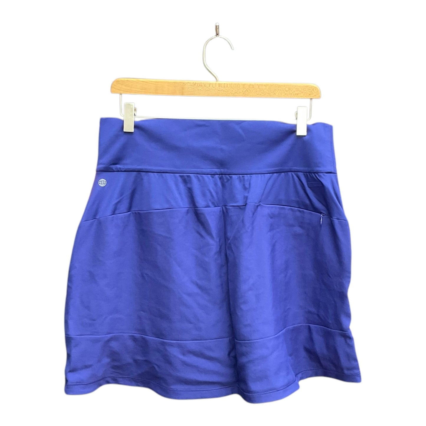 Athletic Skort By Adidas In Blue, Size: M