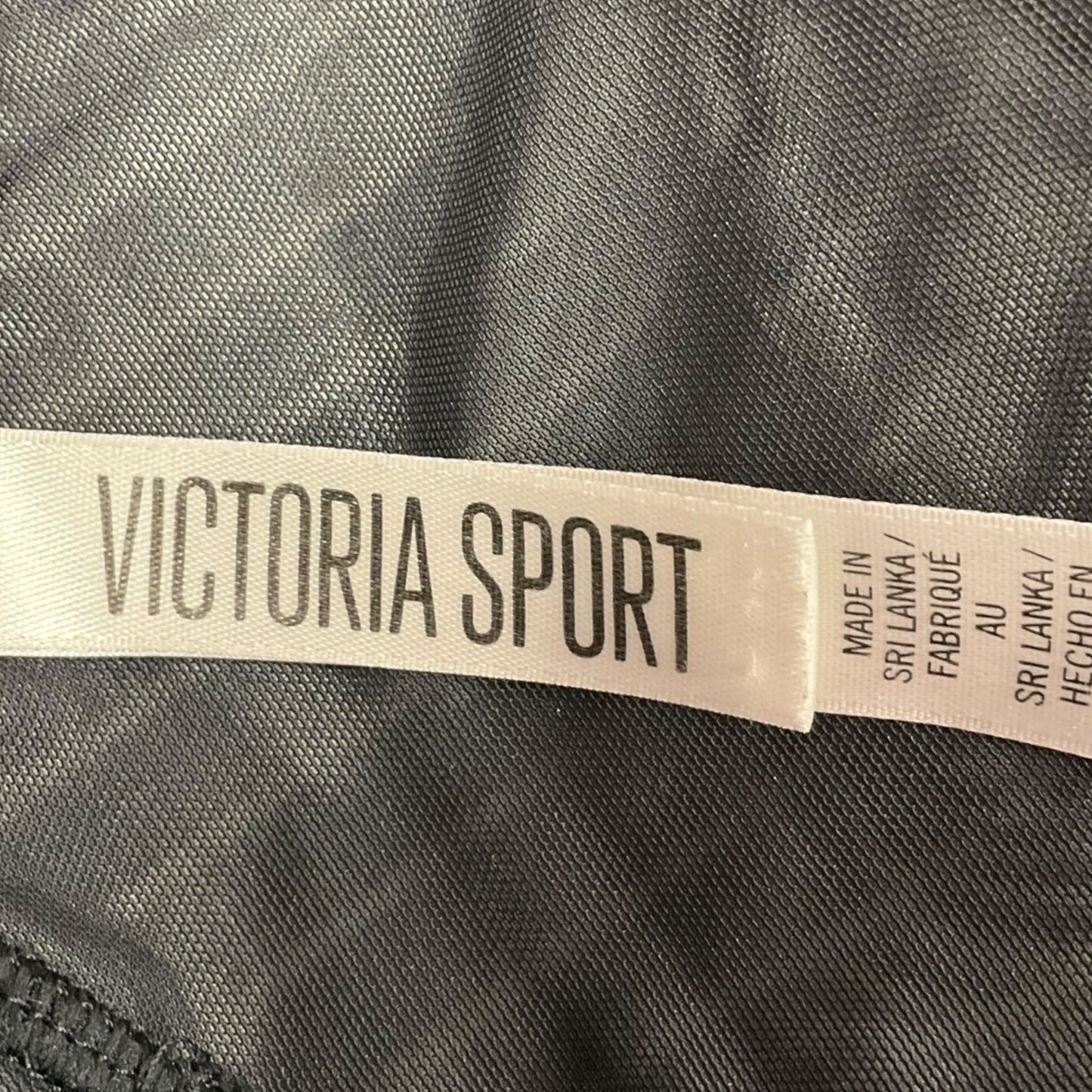 Athletic Bra By Victorias Secret In Black & White, Size: M