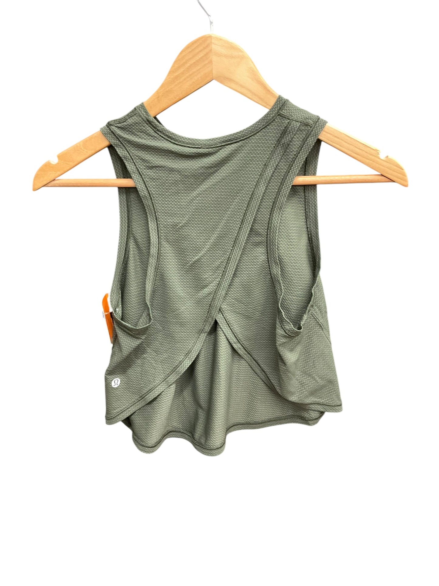 Athletic Tank Top By Lululemon In Green, Size: Xs