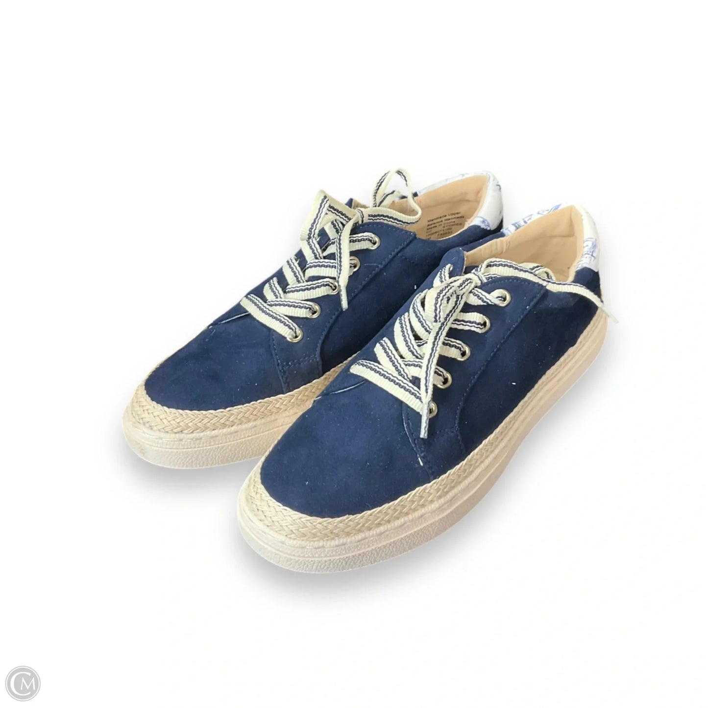 Shoes Sneakers By Charter Club In Blue, Size: 7