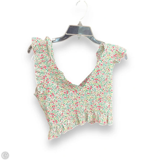 Top Sleeveless By Vero Moda In Floral Print, Size: L
