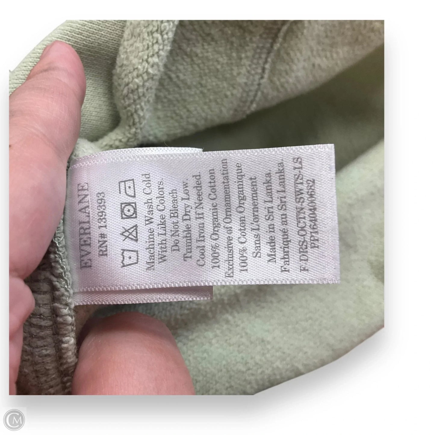 Tunic Short Sleeve By Everlane In Green, Size: S