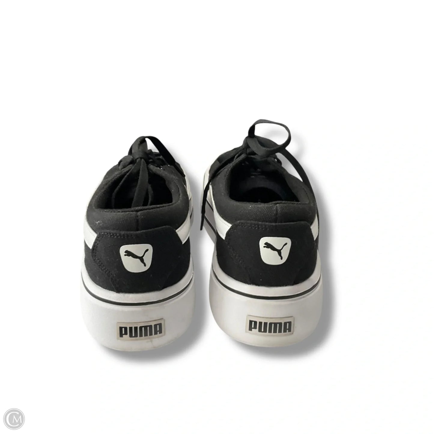 Shoes Sneakers Platform By Puma In Black & White, Size: 9.5
