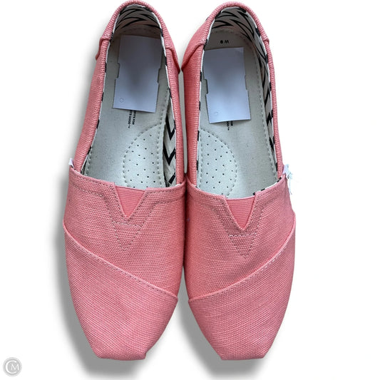 Shoes Flats By Toms In Coral, Size: 9