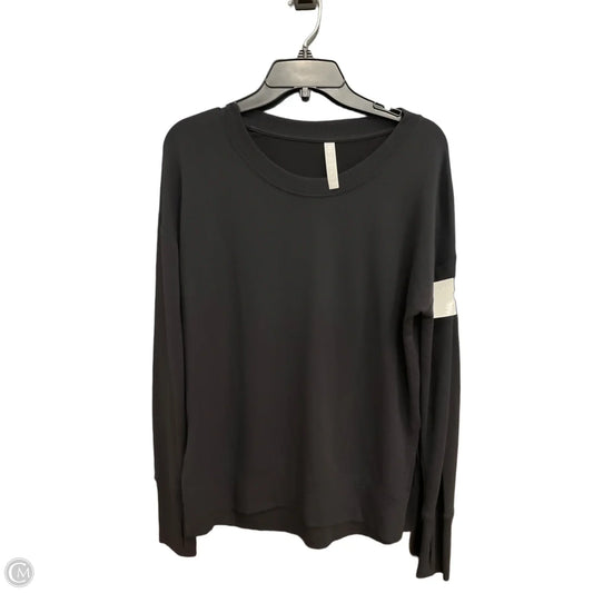 Athletic Sweatshirt Crewneck By Athleta In Black, Size: Xs