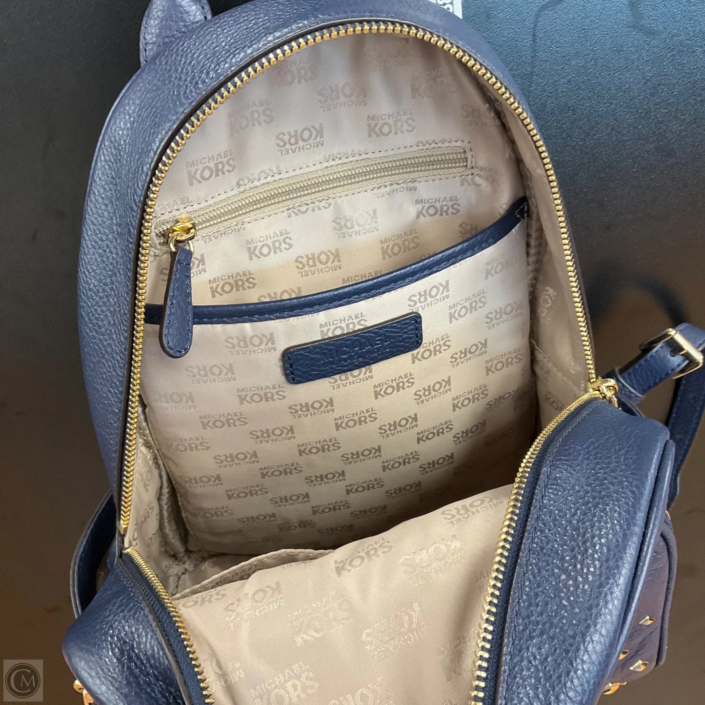 Backpack Designer By Michael Kors, Size: Medium