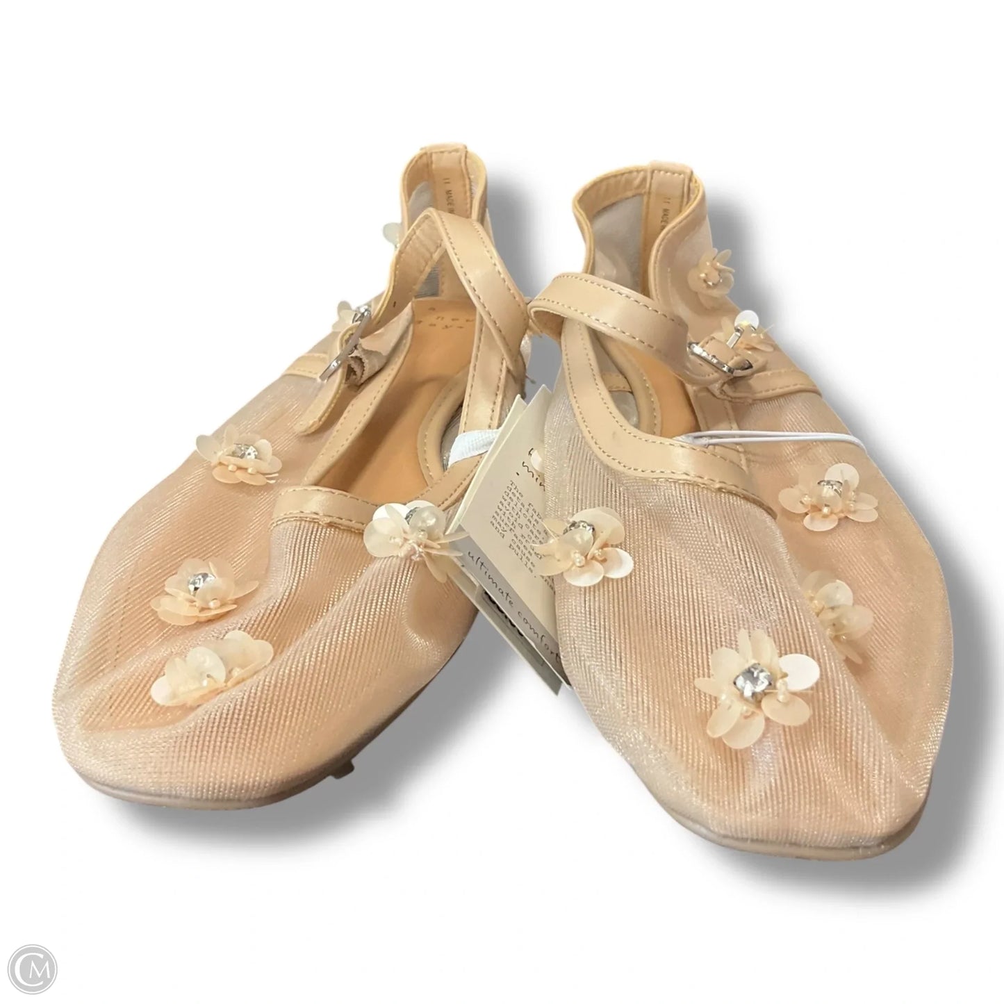 Shoes Flats By A New Day In Beige, Size: 11