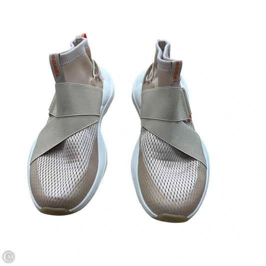 Shoes Athletic By Sorel In Tan & White, Size: 9.5