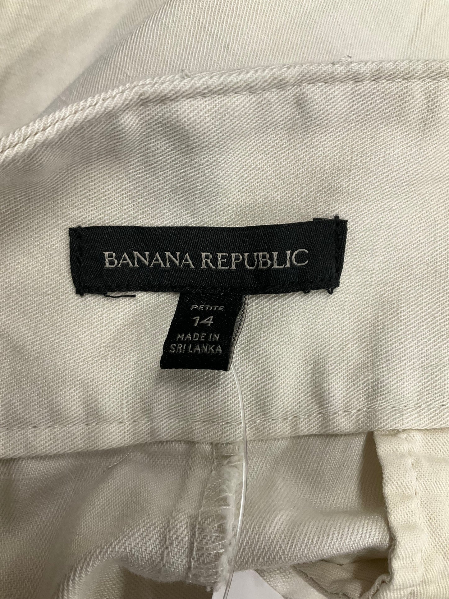 Beige Pants Wide Leg Banana Republic, Size 14