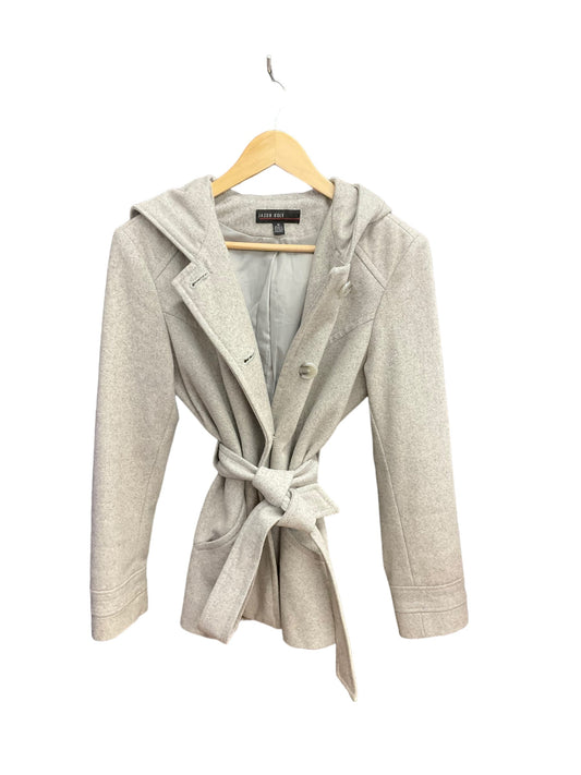 Coat Wool By Clothes Mentor In Grey, Size: M