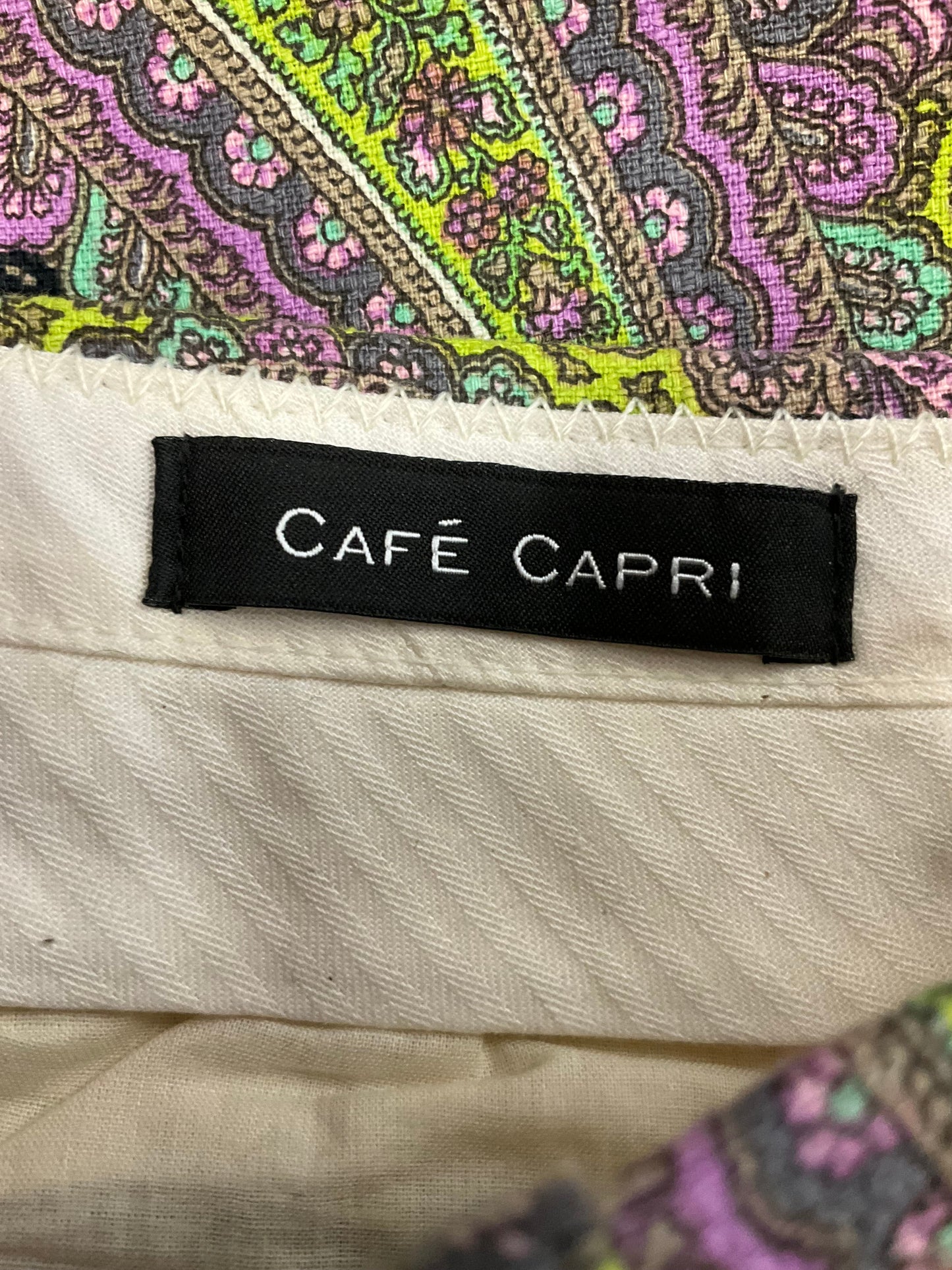 Multi-colored Capris J. Crew, Size 0