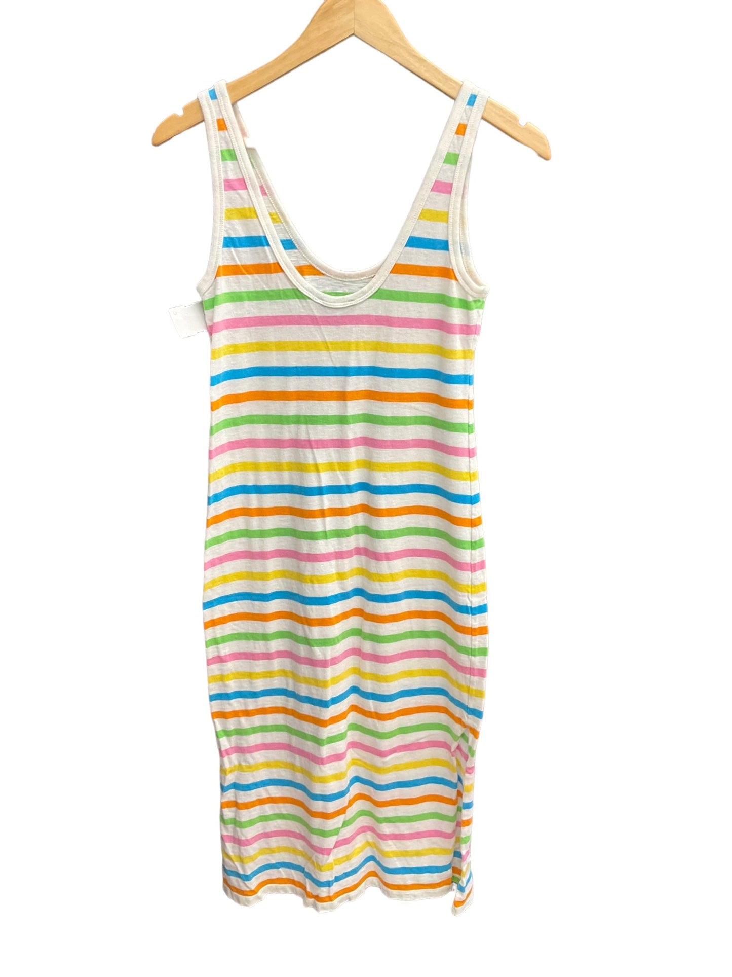 Striped Pattern Dress Casual Maxi J. Crew, Size Xs