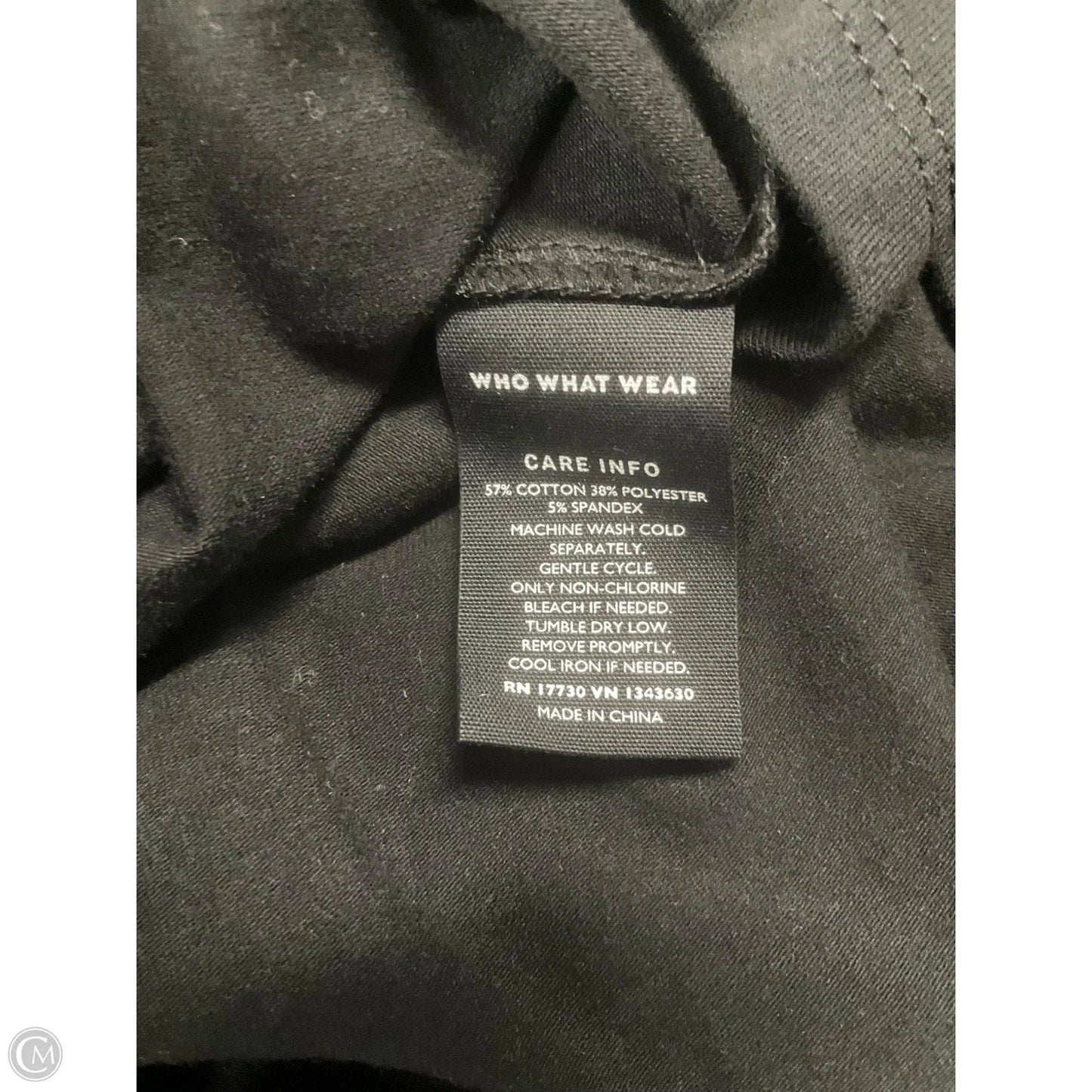 Dress Casual Short By Who What Wear In Black, Size: L