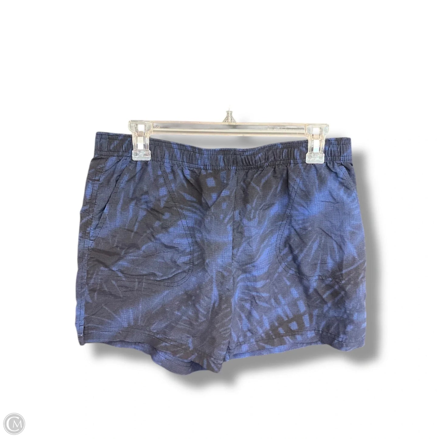 Athletic Shorts By Columbia In Black & Blue, Size: M