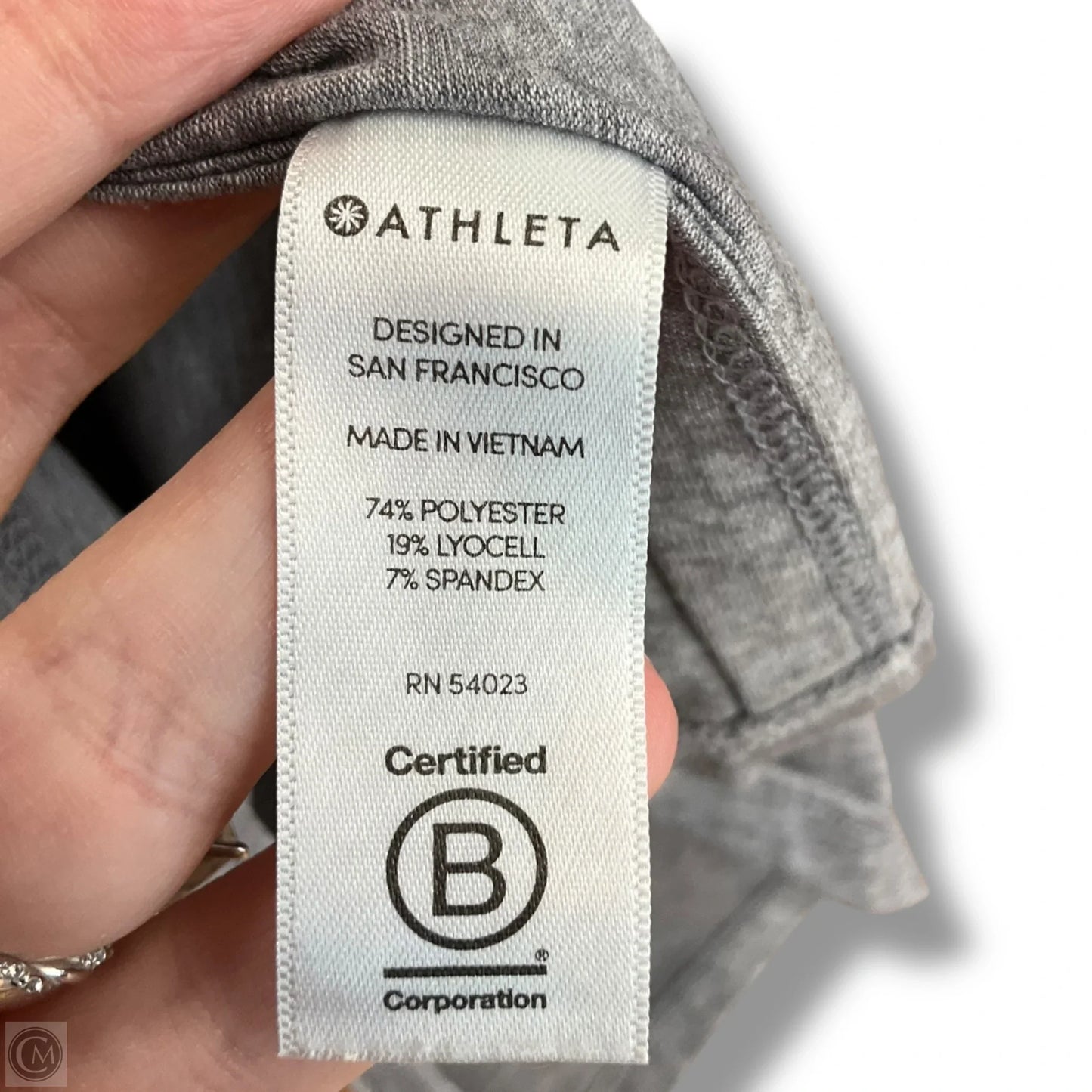 Athletic Tank Top By Athleta In Grey, Size: S