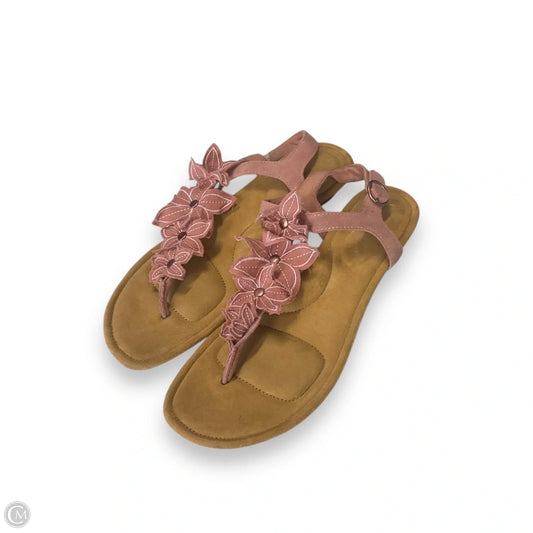 Sandals Flats By Koolaburra By Ugg In Pink, Size: 8.5