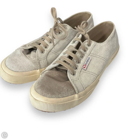 Shoes Sneakers By Superga In Grey, Size: 8.5