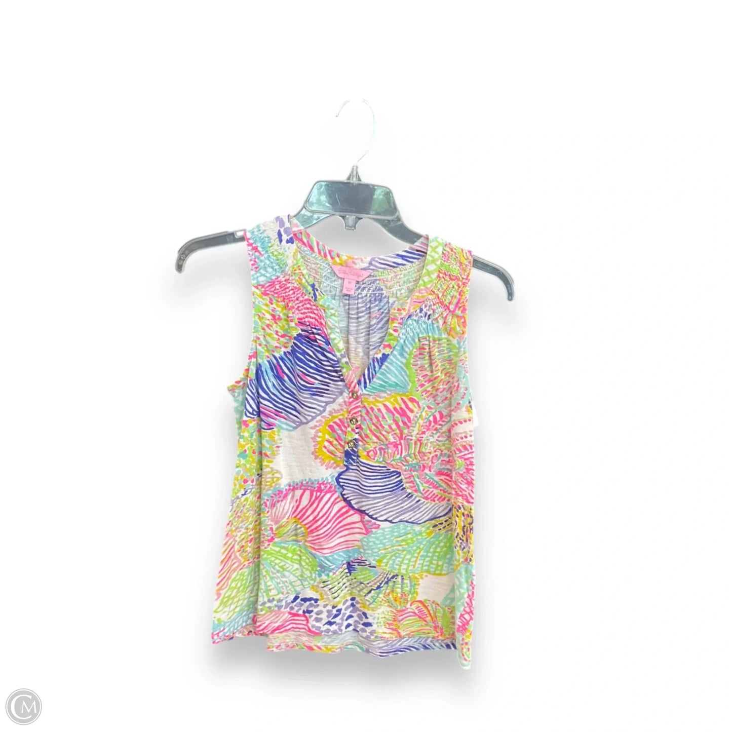 Top Sleeveless Designer By Lilly Pulitzer In Multi-colored, Size: Xs
