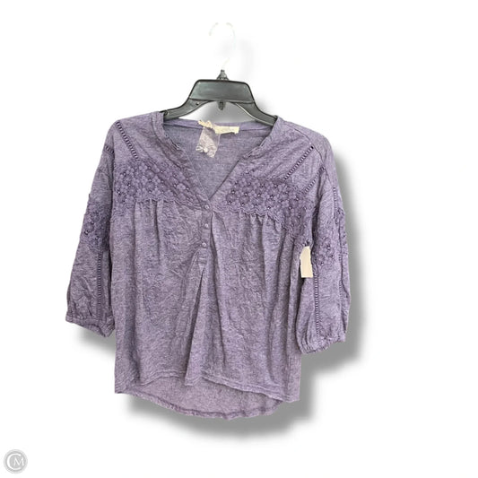 Top 3/4 Sleeve By Sundance In Blue, Size: Xs