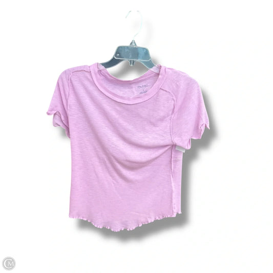 Top Short Sleeve Basic By Pilcro In Pink, Size: S
