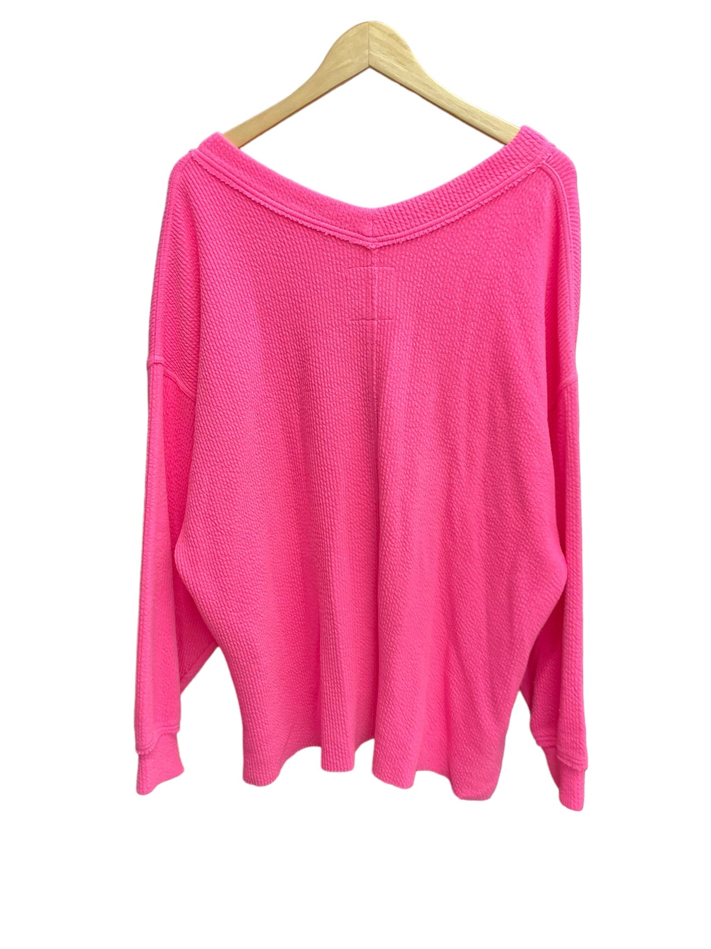Pink Top Long Sleeve Aerie, Size Xl