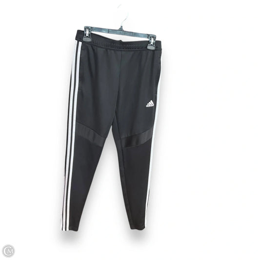 Athletic Pants By Adidas In Black & White, Size: S