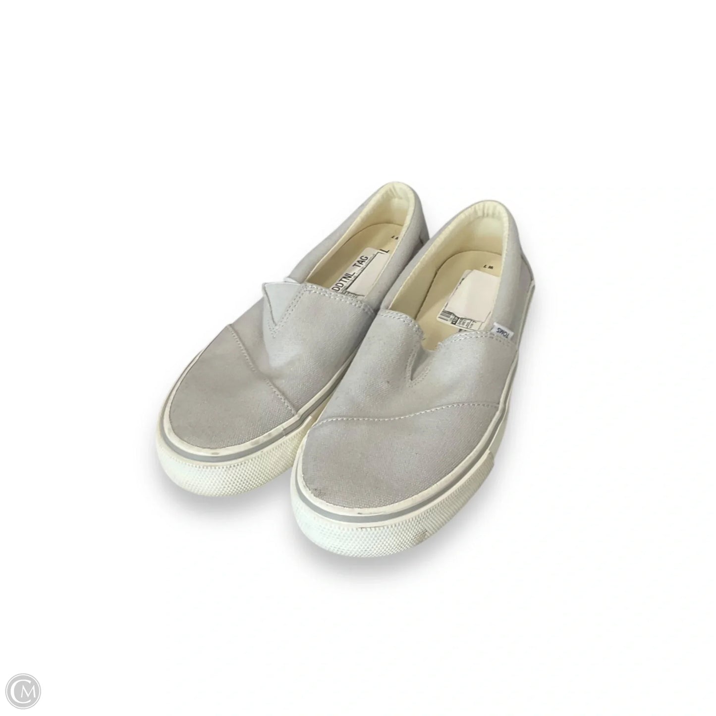 Shoes Flats By Toms In Grey, Size: 7