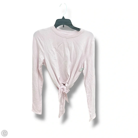 Athletic Top Long Sleeve Crewneck By Athleta In Pink, Size: M