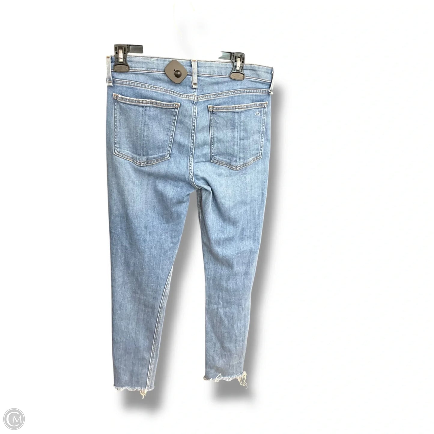 Jeans Skinny By Rag And Bone In Blue Denim, Size: 8