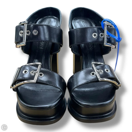 Shoes Luxury Designer By Alexander Mcqueen In Black, Size: 9.5