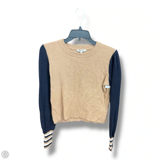 Sweater By Madewell In Blue & Brown, Size: M