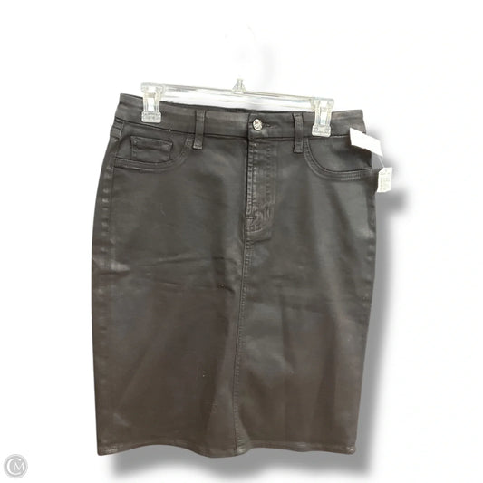 Skirt Midi By Seven 7 In Black, Size: 6