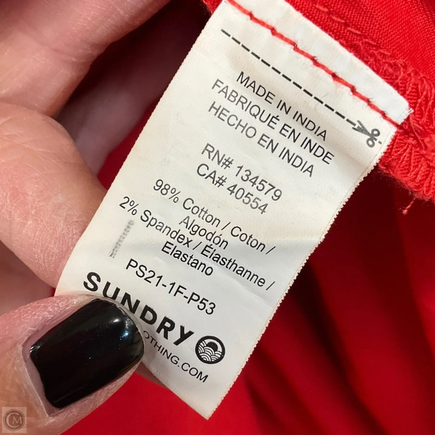 Skirt Maxi By Sundry In Red, Size: 4