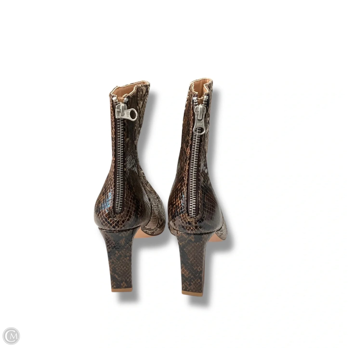 Boots Ankle Heels By Dolce Vita In Snakeskin Print, Size: 9