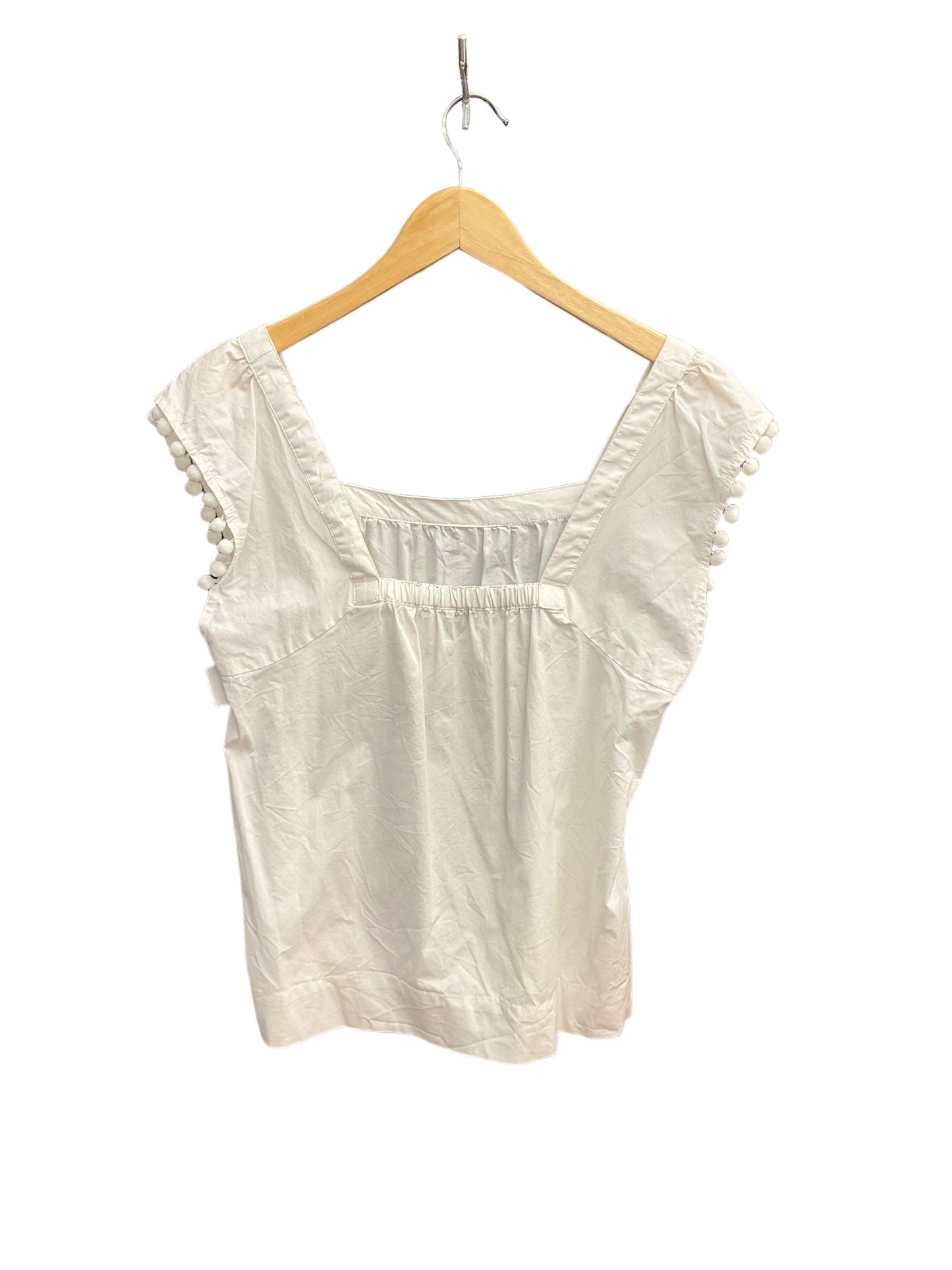 White Top Sleeveless J. Crew, Size M