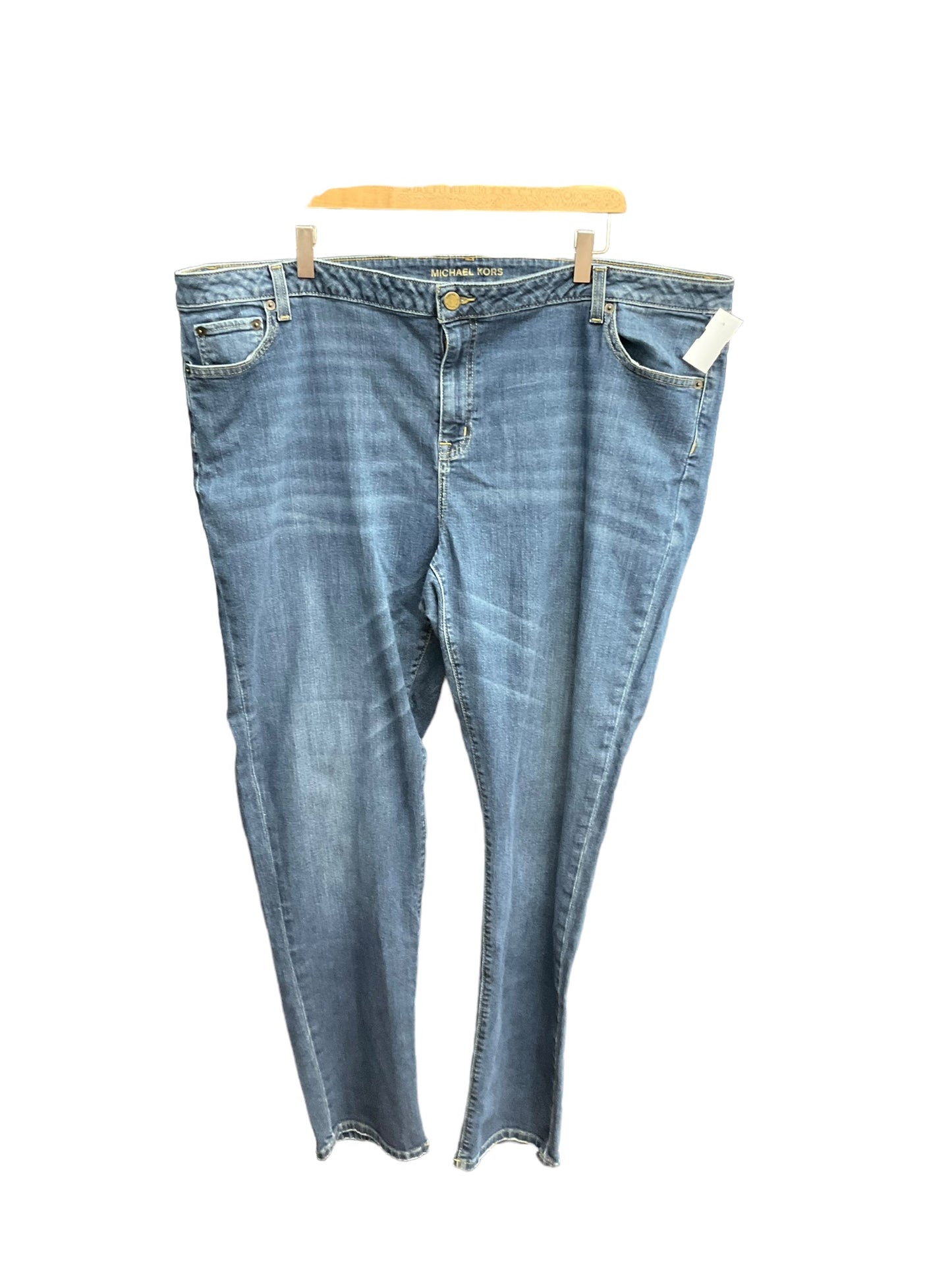 Blue Denim Jeans Boyfriend Michael Kors, Size 24