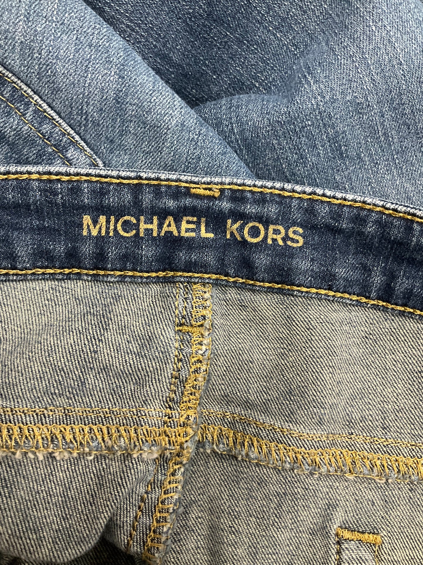 Blue Denim Jeans Boyfriend Michael Kors, Size 24