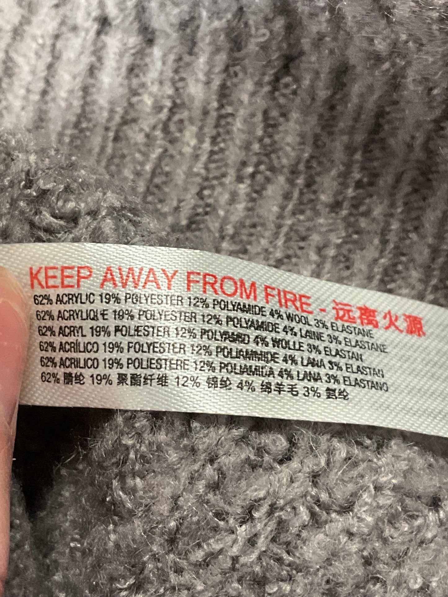 Top Long Sleeve By Free People In Grey, Size: S