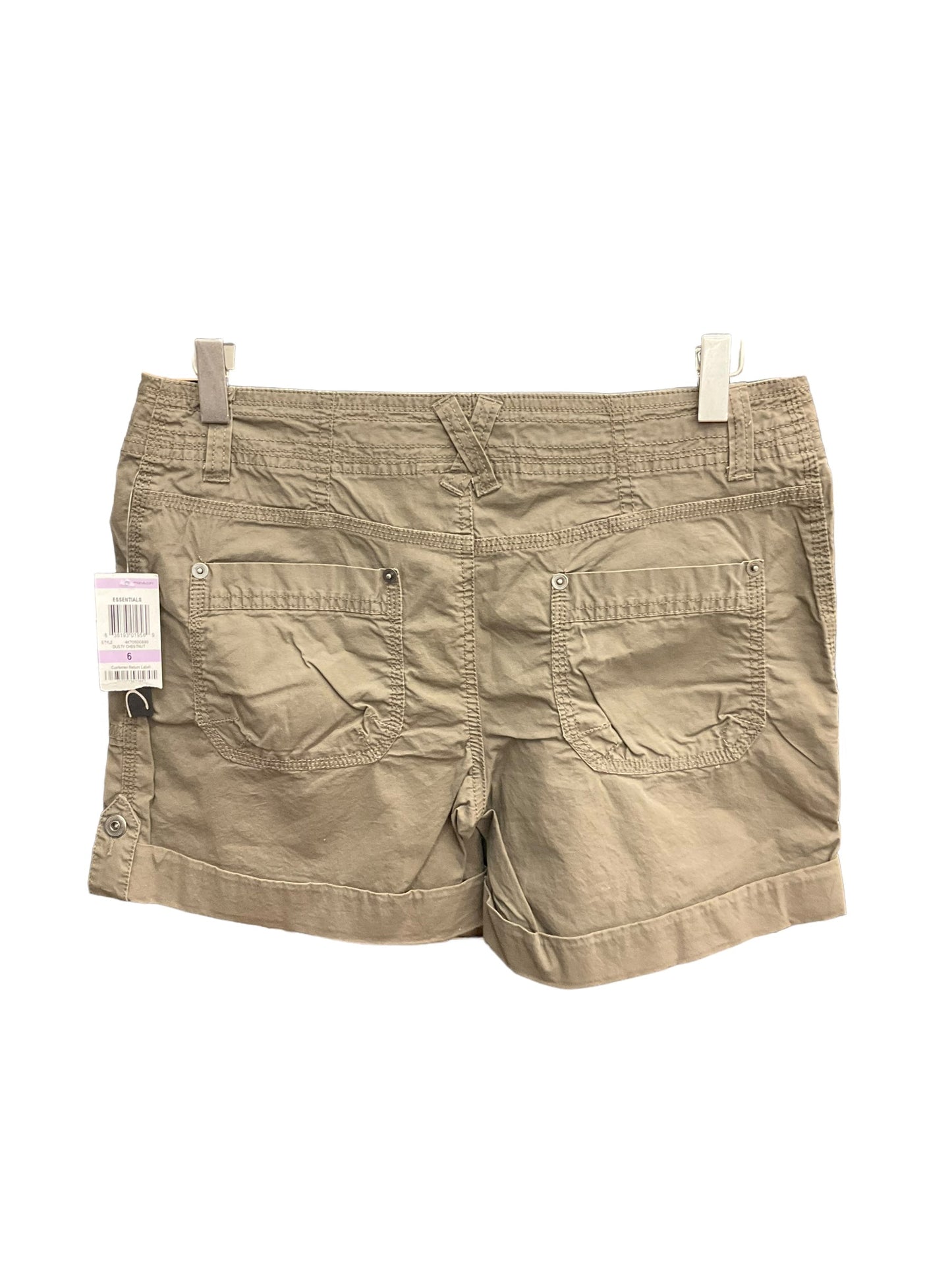 Brown Shorts International Concepts, Size 6