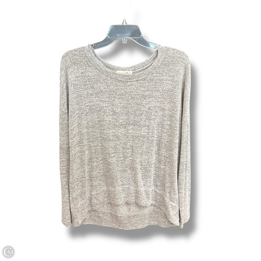 Top Long Sleeve Basic By Rag & Bones Jeans In Grey, Size: S