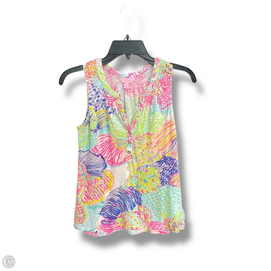 Top Sleeveless Designer By Lilly Pulitzer In Multi-colored, Size: S