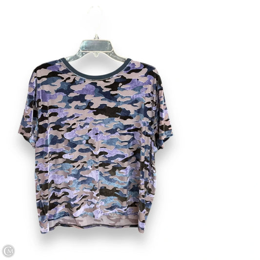 Top Short Sleeve By We The Free In Camouflage Print, Size: Xs
