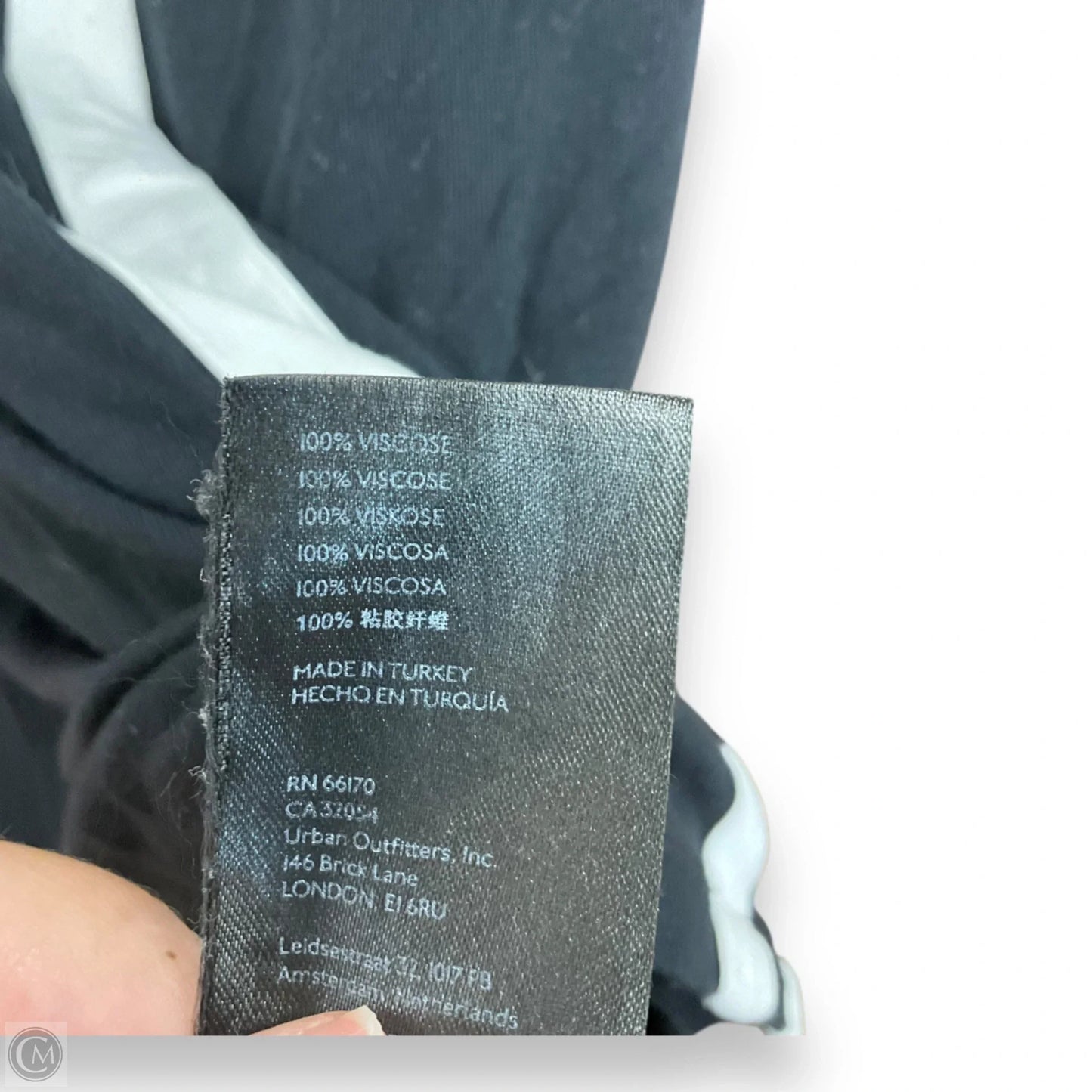 Top Short Sleeve By Maeve In Black & White, Size: S